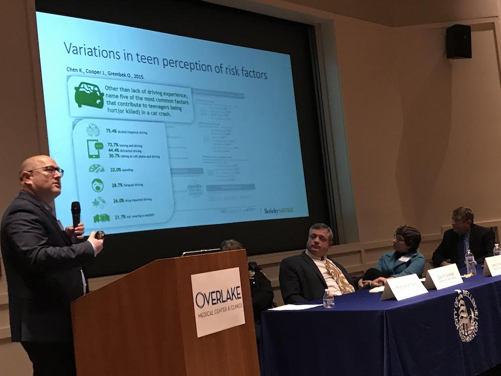 UCBSafeTREC's tweet photo. #VisionZero for #SafePeople: @UCBSafeTREC's co-director @GrembekOffer presents on #safesystems considerations for safer #teens and other vulnerable road users #VZSummit @BvueTrans https://t.co/sceCWEFBfD