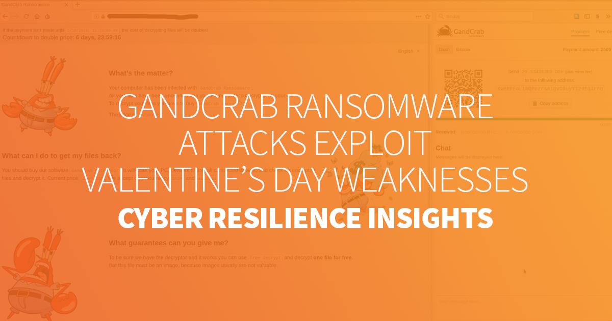 Mimecast's tweet photo. How is #ValentineDay being exploited by threat actors like #GandCrab and what can you do to protect your team? Advice from Threat Labs &amp; @JCDSecurity: https://t.co/DhNBHJ7Fnm https://t.co/iOlX3XDLl1