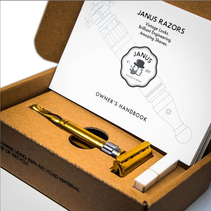 ecoenclose's tweet photo. We loved creating this custom designed box with inserts for @janusrazors - they are bringing back the adjustable toggle razor! #WeHaveThisThingForBoxes #ourcustomersrock https://t.co/7t3RepTwwp
