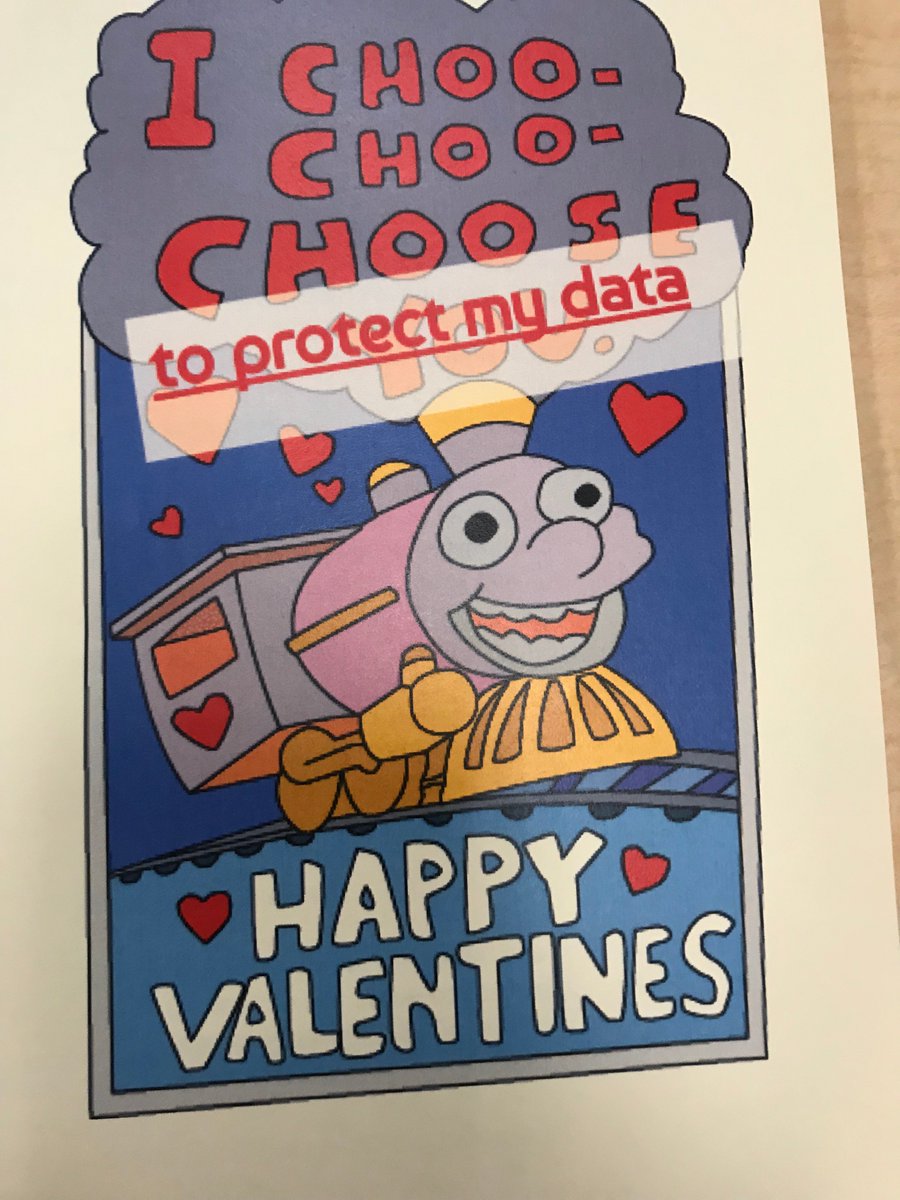 ucdatalab's tweet image. #lovedata19 Berkeley Information Security &amp;amp; Policy (ISP) coming strong with the valentines!