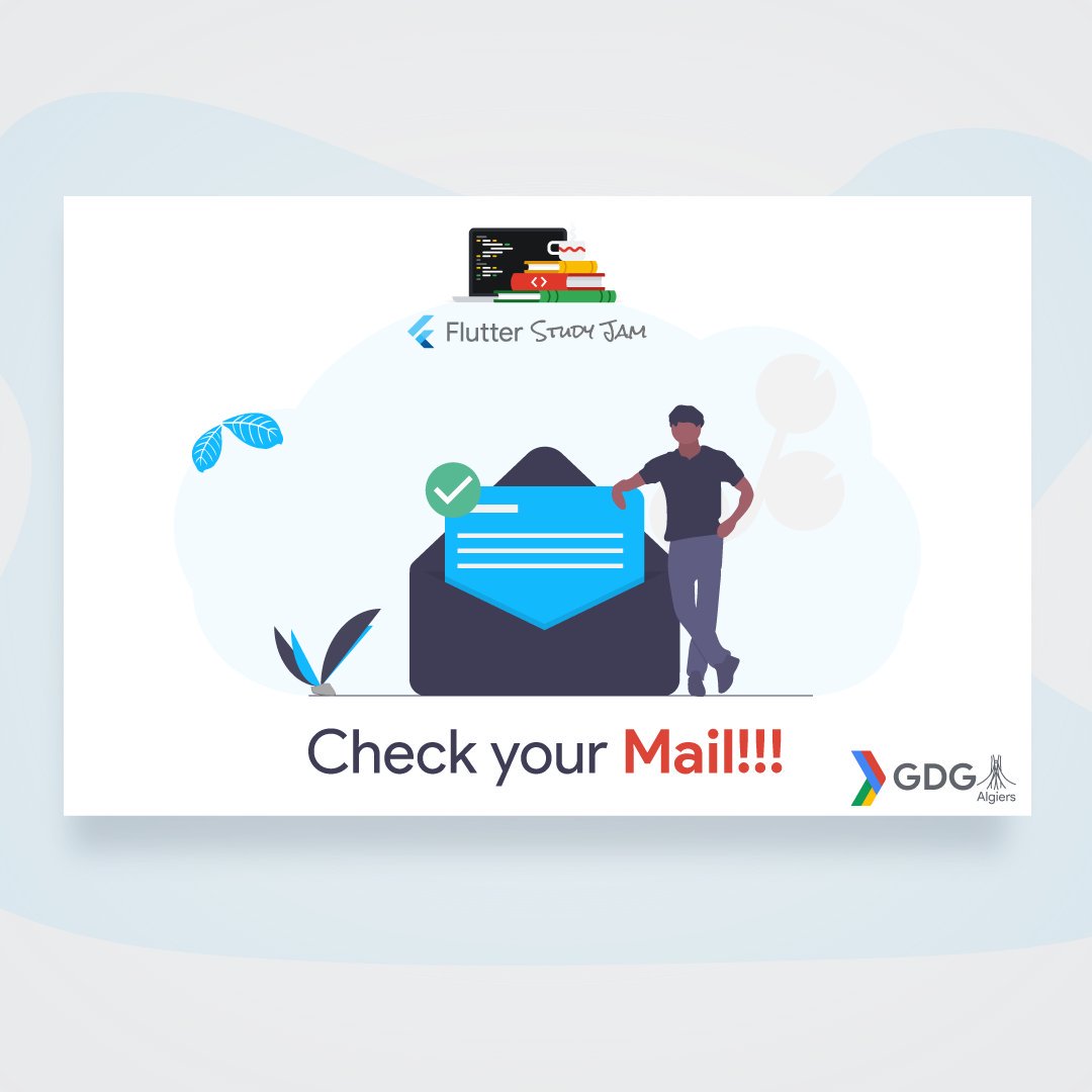 GDG_Algiers's tweet image. Two days left to our amazing @flutterio Study Jams 2019 😃
It&apos;s time for everyone who registered to check their inbox 📬

 #Flutter #flutterDev #FlutterStudyJams #StudyJams2019 #StudyJams #GDGAlgiers #GDG #Google