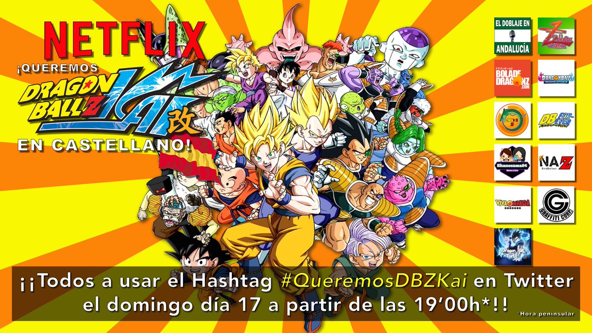 eosh2014's tweet photo. Si juntos podemos romper un iceberg, también podemos conseguir que Netflix emita Dragon Ball Z Kai en castellano
Este domingo a partir de las 19.00h tenemos que conseguir que este mensaje sea TT y que llegue a Netflix!
Toda la difusión posible será de agradecer por todos los fans https://t.co/R1HSn3WXPa