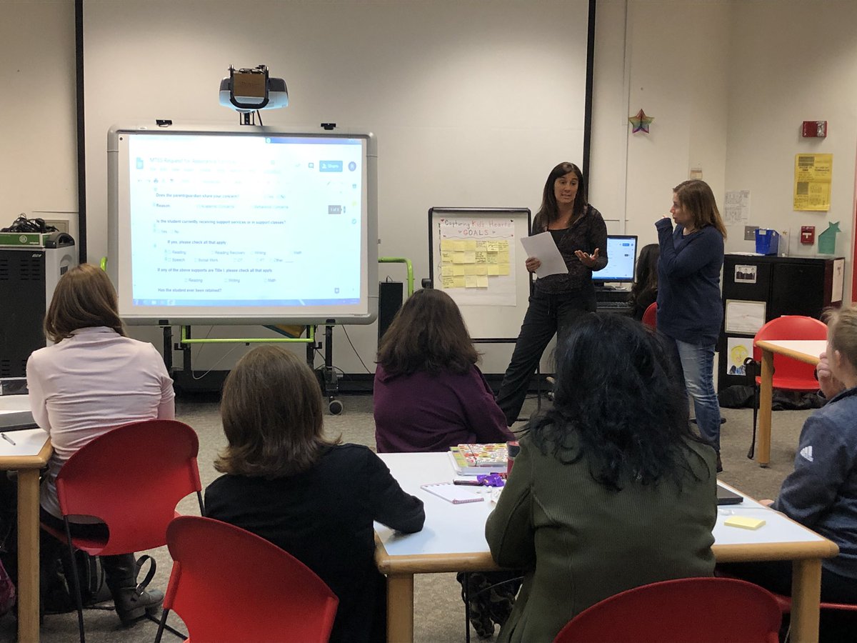 Revisiting our MTSS process in order to support teachers and students. #lovelearninginWB #wb2020 #gretchko2020