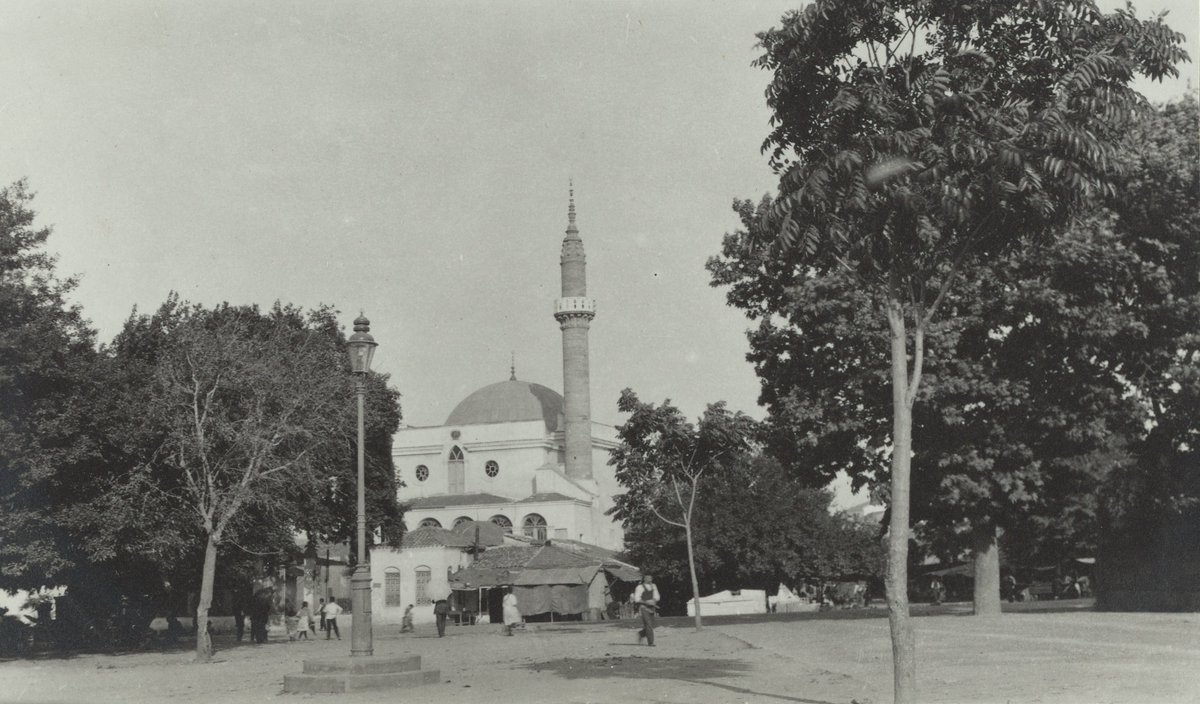 Chios (Sakız Adası) Mecidiye MosqueBuilt during reign of Sultan Abdülmecid (1823-1861), the island's only mosque was recently "restored" and converted to a Byzantine Iconography Museum (b&w  anon, ca.1900)