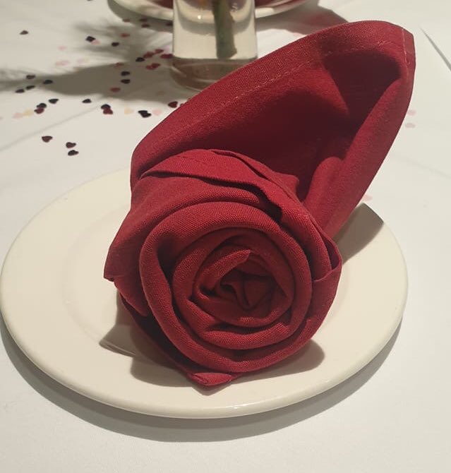 spicefusionkent's tweet photo. Even our napkins got dressed up tonight. Happy Valentines Day to all our customers (all you lovers everywhere) from us. #Valentines2019 https://t.co/AlN8bNnpPQ