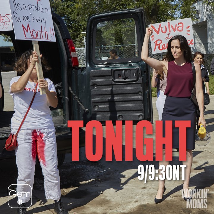 Workin' Moms on X: TONIGHT at 9/9:30NT on @CBC! Free love! Free