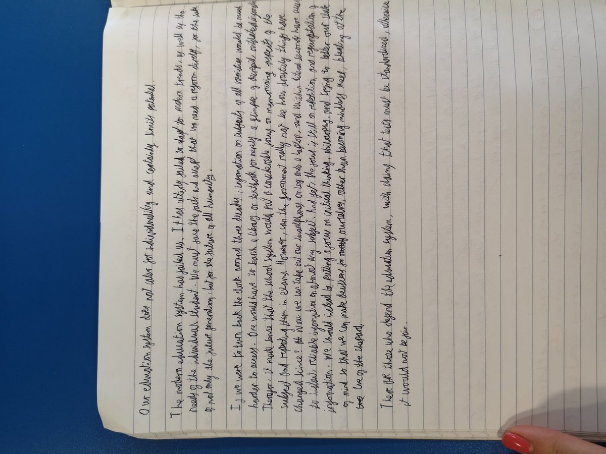 SabrinaOrtner's tweet image. Some very interesting conversations about our education system in my year 11 class today @WyedeanEnglish #paper2 #question5