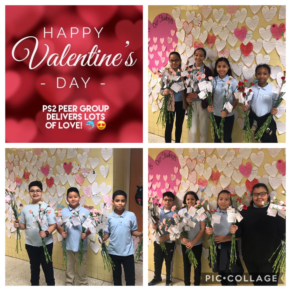 bookgirl614's tweet photo. @wnyps2 Peer Group worked feverishly delivering Valentine’s to some very loved Dolphins! 🐬❤️🐬 #mykids #PowerofPeer #WeAreDolphins #PS2Pride @WestNYSchools #kidsdeserveit https://t.co/eNZtQXfMhE