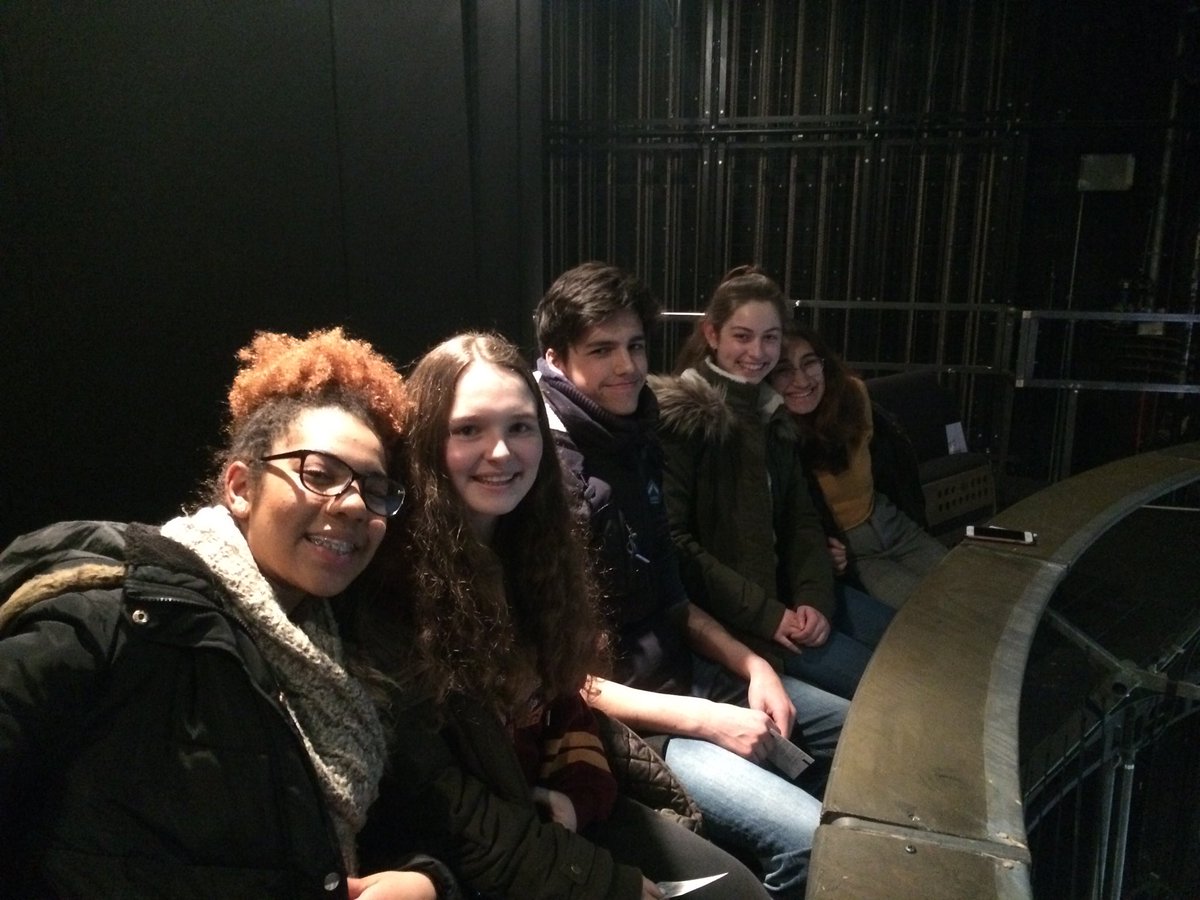 StRRCCollege's tweet photo. Year 10 at ⁦@RADA_London⁩ watching Romeo and Juliet. Fab opportunity, thx Mrs Streeter and Mrs Godliman #STRRCCArtsweek https://t.co/LBuv04kl2E