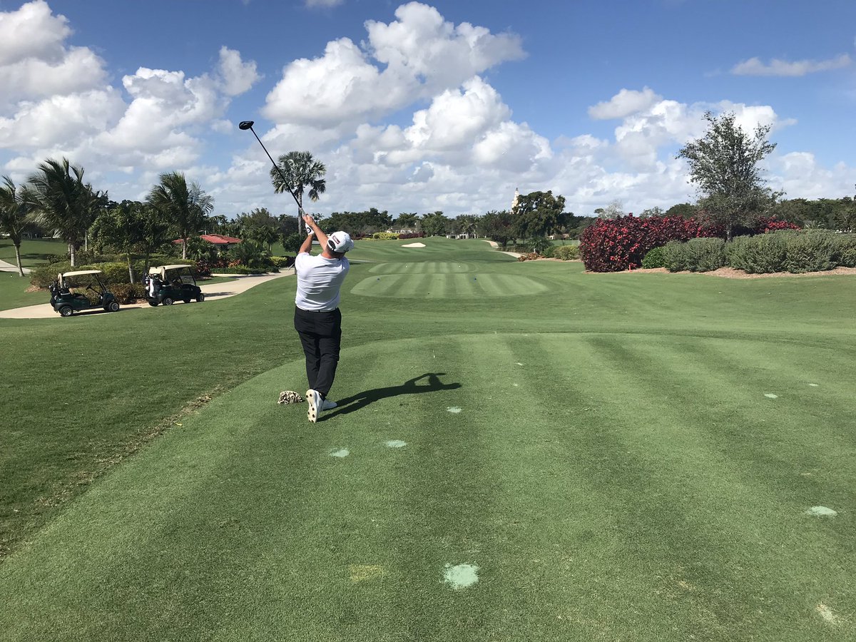 GeoffeyHuntley's tweet image. Got a round in @TheRivieraCC today with my running mate, director of golf Joey Ludeman. The team work between Golf Maintenance and Golf Ops is crucial to both of our department’s success.