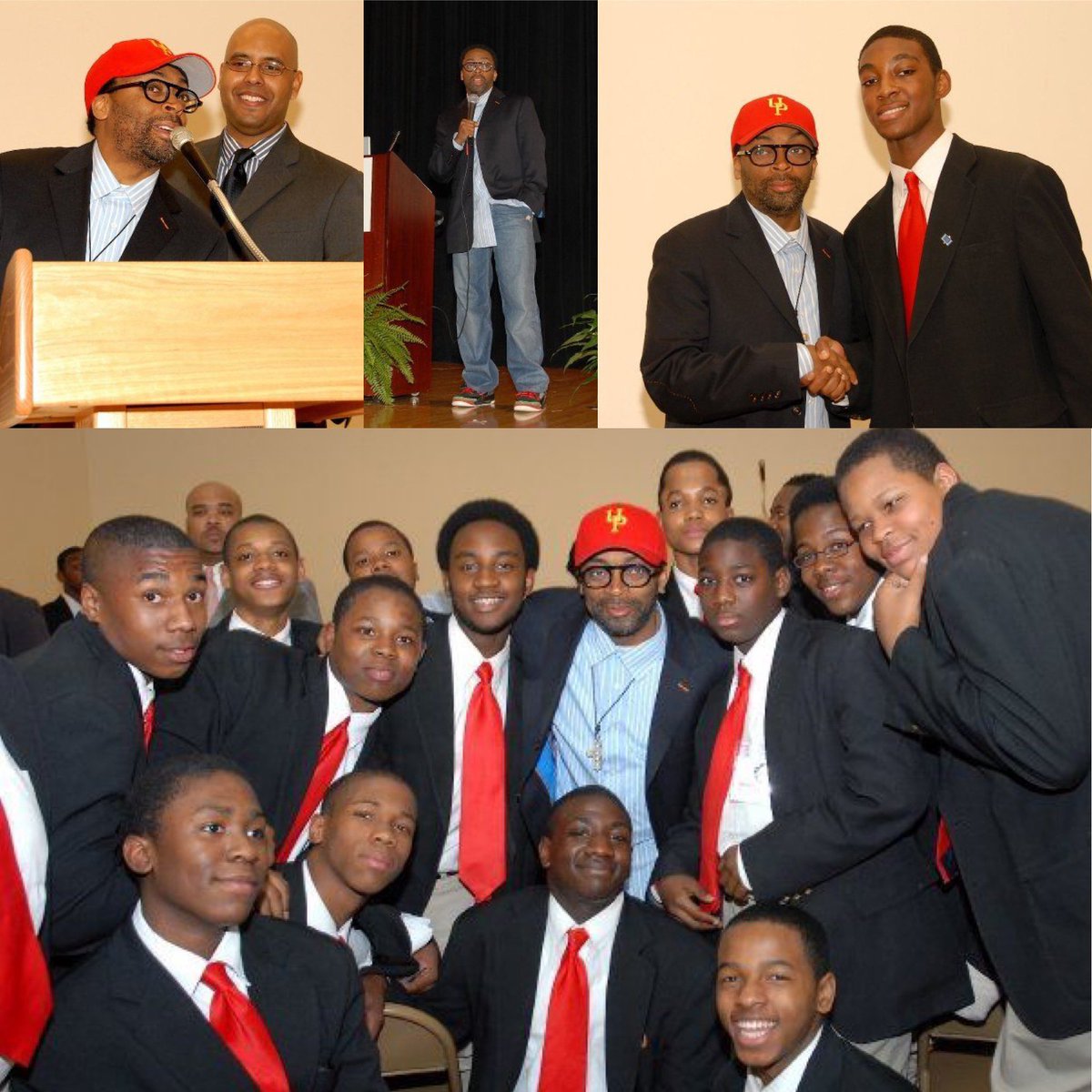 UrbanPrep's tweet photo. Check out our #UPThrowback photos of Urban Prep Englewood’s class of 2010 with film director and actor Spike Lee in 2007.
#WeBelieve https://t.co/PKim66KWOG