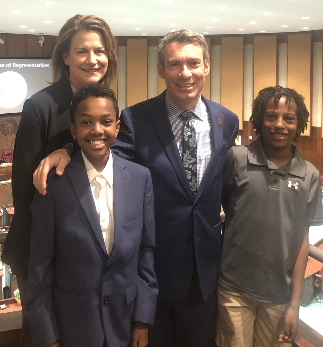 aaron4arizona's tweet photo. Big Valentine’s Day for me!  My family is watching floor session and in just a few minutes @JohnMcCainPSSF to provide state matching funds for @AmeriCorps member will be voted on by the entire house. So grateful for everyone who helped the bill get to this point! https://t.co/oC78WaZB7y