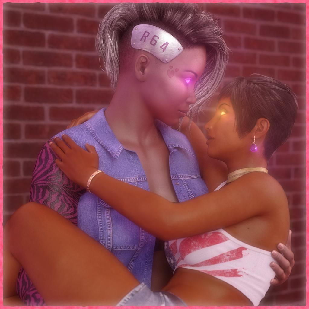 projectR64's tweet image. Happy Valentine's Day to my neon princess. 💜❤️💜❤️💜

@SWLRoleplay #SWLRP