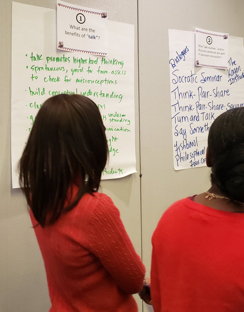 An AMAZING #PD  learning, exploring and engaging in talk routines & discussion protocols that will advance and support the thinking and #learning of culturally diverse learners.   #UFTTC #NGS #makeasmallchange #education #schools