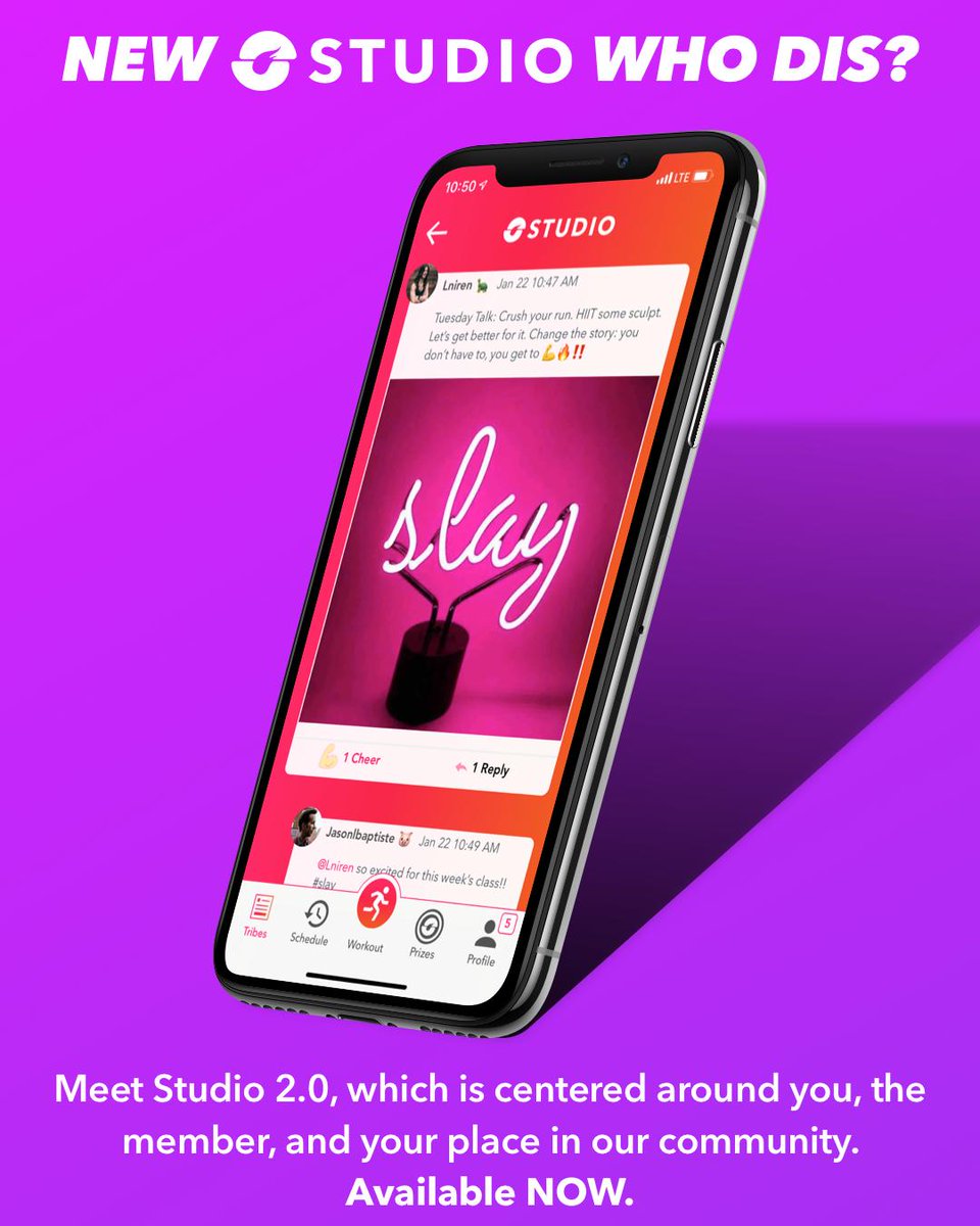 JasonLBaptiste's tweet image. Meet @sweatwithstudio 2.0 - we’ve always viewed the product as a network effects and community business as opposed to a “fitness app”. This release is the culmination of that vision.