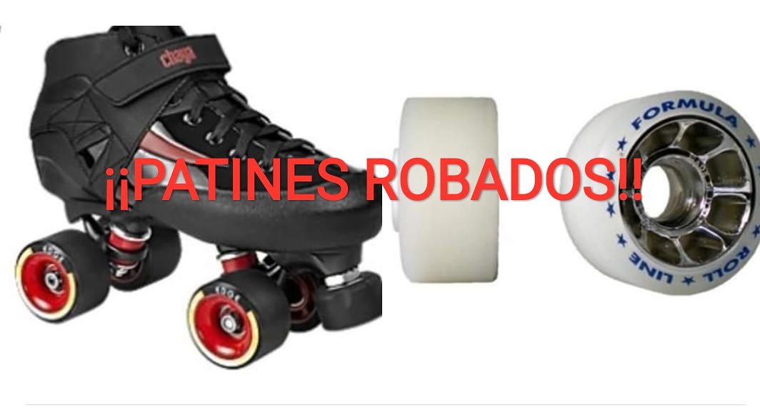 ⚠️ COMUNICADO: PATINES ROBADOS ⚠️

Hoy a una de nuestras compañeras le han robado en Atocha (Madrid) los patines talla 37:chaya skates sapphire, ruedas rolline fórmula, frenos verdes y plancha queen skates con cordones fila y protectores negros.

Adjuntamos fotos. Difusión please