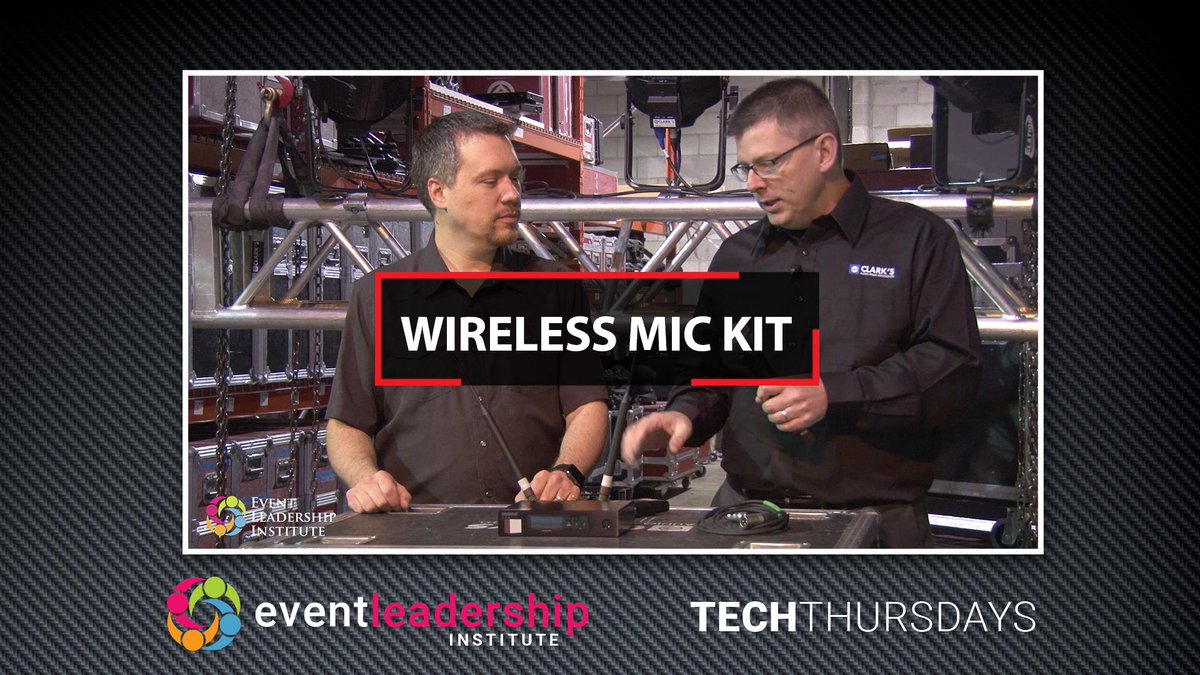 PCMAInstitute's tweet photo. In this week’s Tech Thursday, Michael Granek, President & COO of ELI, and Kevin from Clark’s AV answer the question 'What is a wireless mic kit?'
https://t.co/c6012eanWy
#eventleaders #eventprofs #youtube #techthursdays #eventplanning #eventproduction #av @ClarksAV @eventleaders https://t.co/JcMGbfBw6x