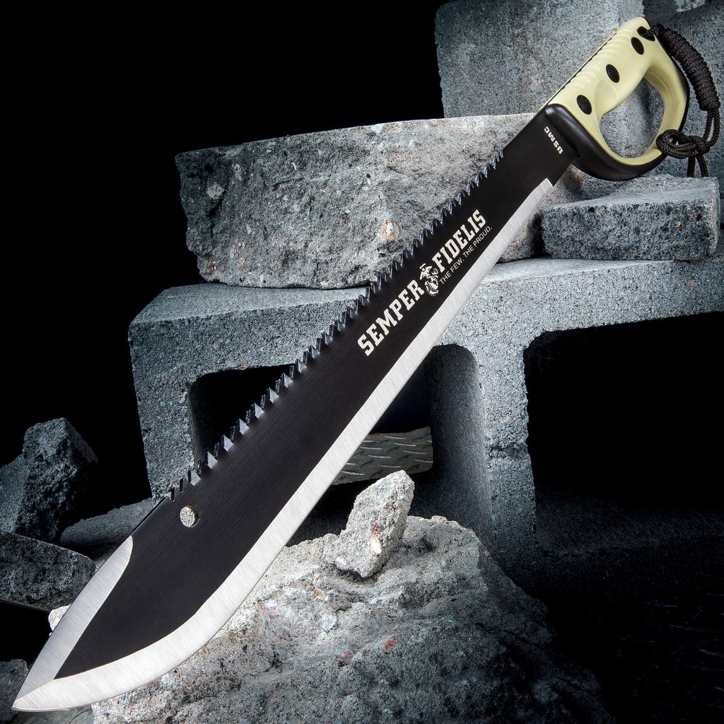 BUDKCatalog's tweet photo. Can we get some OORAHS in the comments for this piece?
#semperfi #oorah #marine #marinecorps #machete #sawback #blade #stainlesssteel #fulltang #weapon https://t.co/v06sHUnYPQ