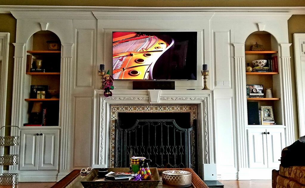 AVInnovators's tweet image. What you don’t see are any wires right? What you do see is the talent of Dave our Master Installer and Cade LeBlanc. Their experience and attention to detail left this mantle with a clean and professional job done.