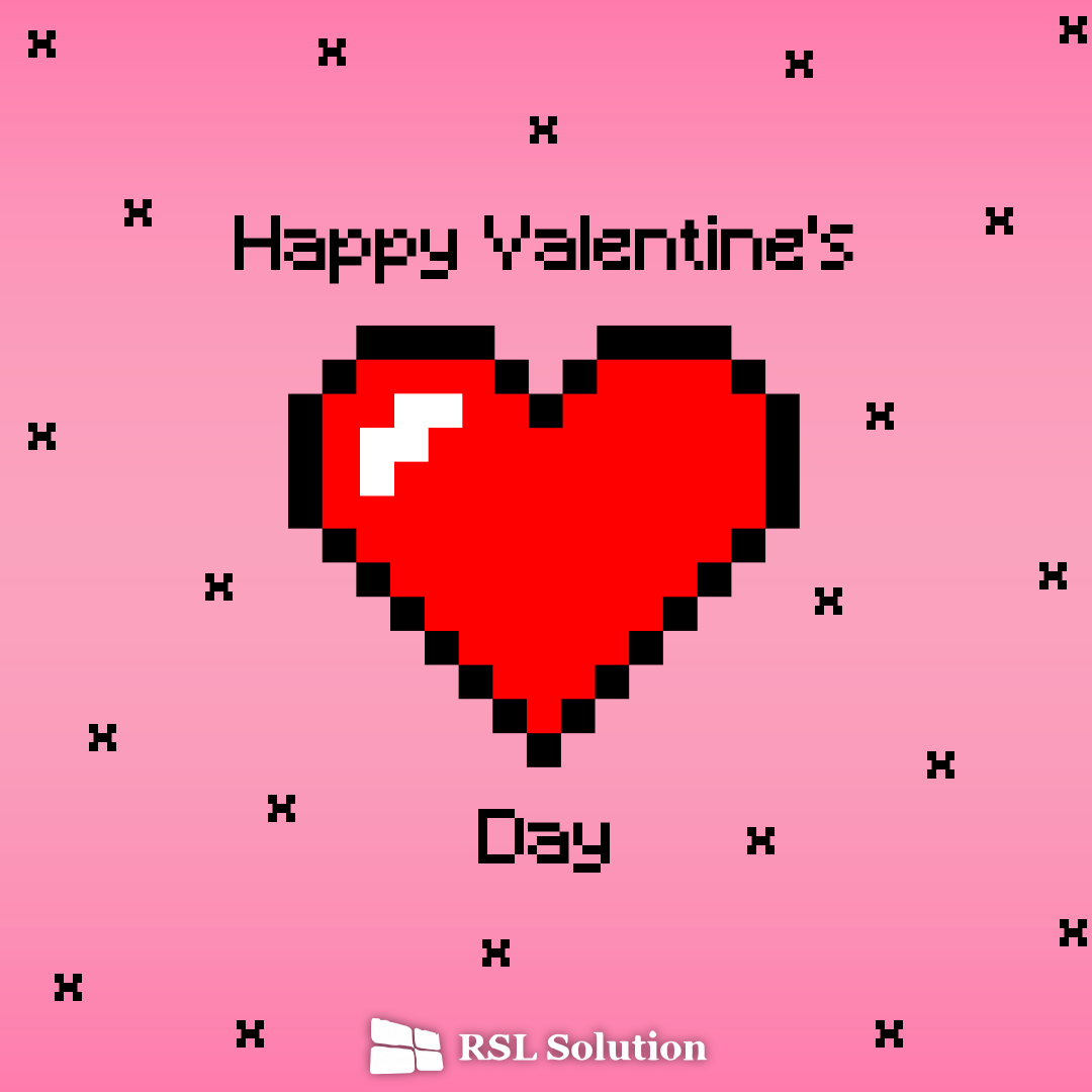 rsl_solution_'s tweet photo. Happy Valentine's Days!
.
#RslSolution #ValentinesDay #Love #LoveIsLove #TrueLove #8bit #Heart https://t.co/4MffJGGSGH
