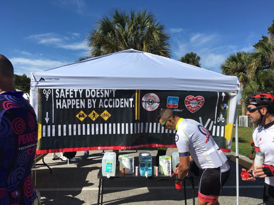 SaferRoadsUSA's tweet photo. Our president, @MelissaWandall kicked off the Daytona 500 with @scottlagasse, a huge champion for #bicycle safety! #AlertTodayFl #SafetySavesLives #SpeedWeeks2019 https://t.co/7zwUEGWatG
