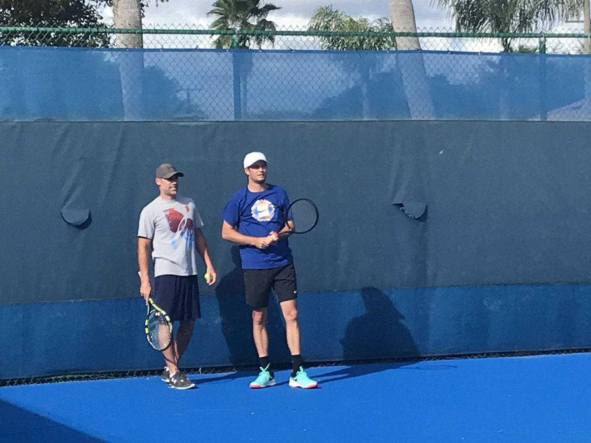 JaredD's tweet image. I’ve been practicing in Miami since Monday in anticipation of returning to the @ATP_Tour following the knee injury I suffered last summer. Looking forward to playing at @DelrayBeachOpen this coming week #ATPTour #NikeCourt #head_tennis