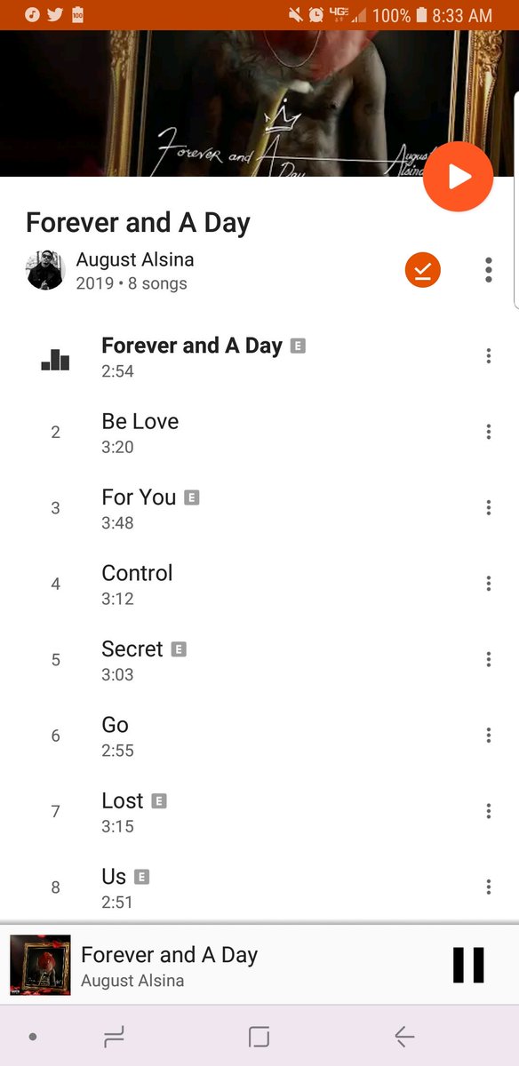 MsTiffany843's tweet photo. Damn @AugustAlsina done delivered us more music 😍😍 well worth the wait!!!! https://t.co/KGMJoD91I9