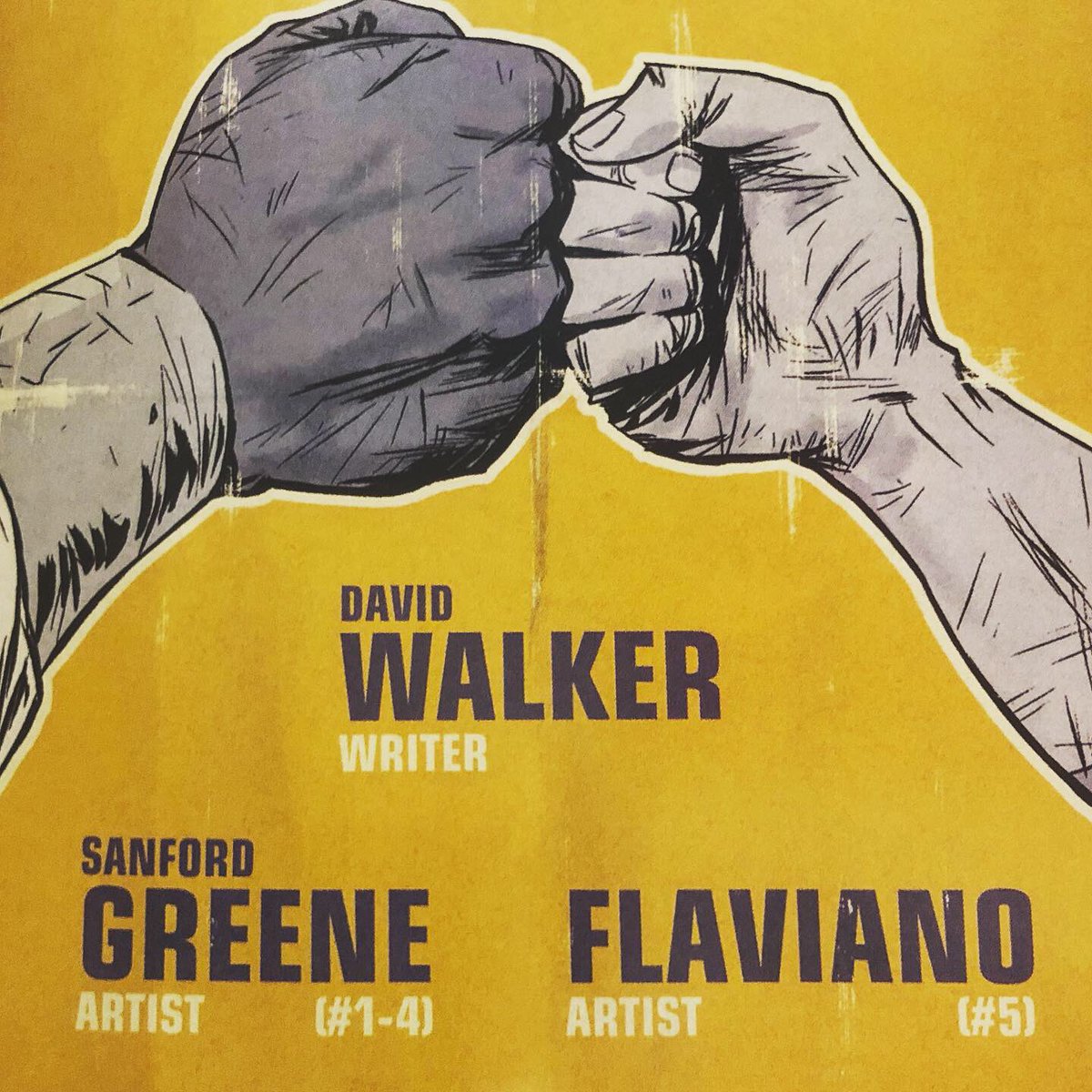 NAEAMiddleLevel's tweet image. Shopping for new #MsMarvel at @NewburyComics3 and found this surprise! #PowerManIronFist by @sanfordgreene was on display! Catch Sanford at our upcoming #PreConComicCon on March 13. Register today! bit.ly/PreConComicCon… @NAEA #NAEA19 #middlematters