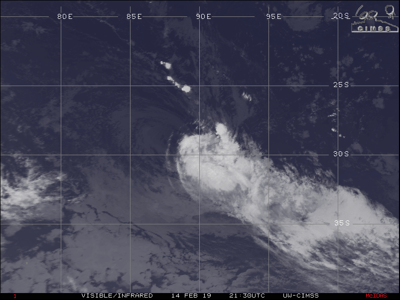 jnmet's tweet photo. #Gelena has weakened to a post-tropical depression over the open southern Indian Ocean. System is no threat to land. https://t.co/nkooPuwjO8