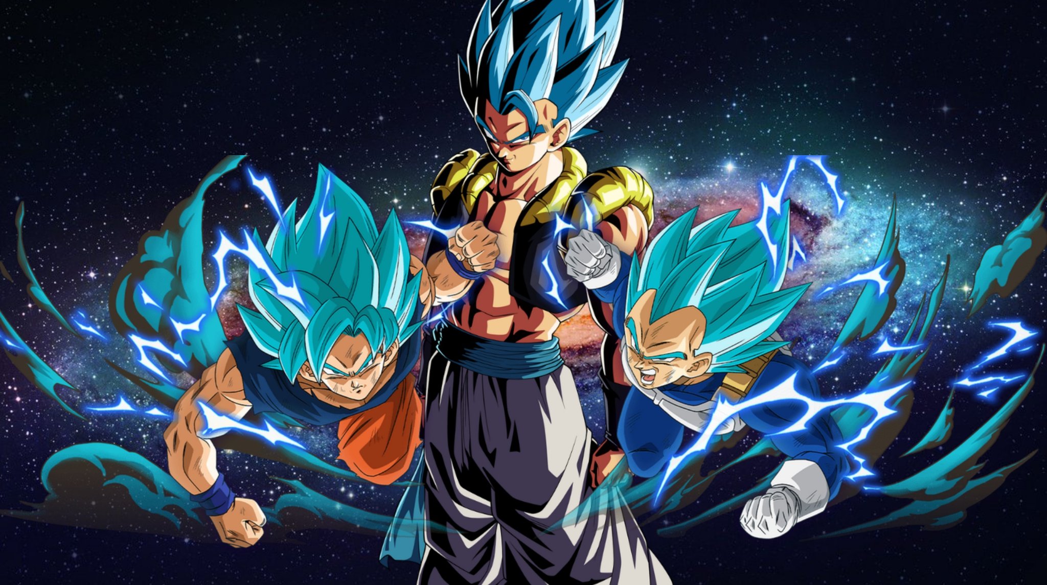 Rénaldo  on X: Wallpaper from me Gogeta Blue 💙💙   / X