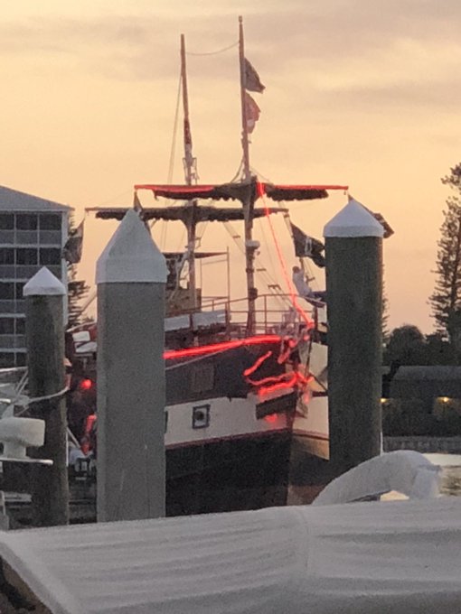 Headed out on a rum tasting pirate ship. Happy Valentine&rsquo;s Day! https://t.co/gOrNXSMQ7K