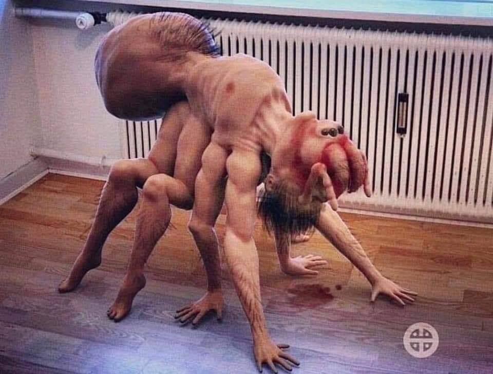 ImAnthonyHarris's tweet image. So technically this is what spider man should look like ☕️🐸#Spiderman #manspider