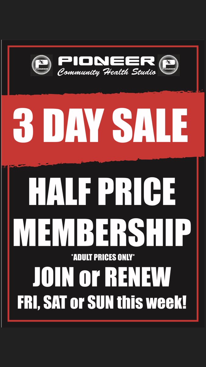 And so it begins! This weekend only...... don’t miss out! #sale #membership #halfpeice #bacup #rossendale #rawtenstall #whitworth #todmorden