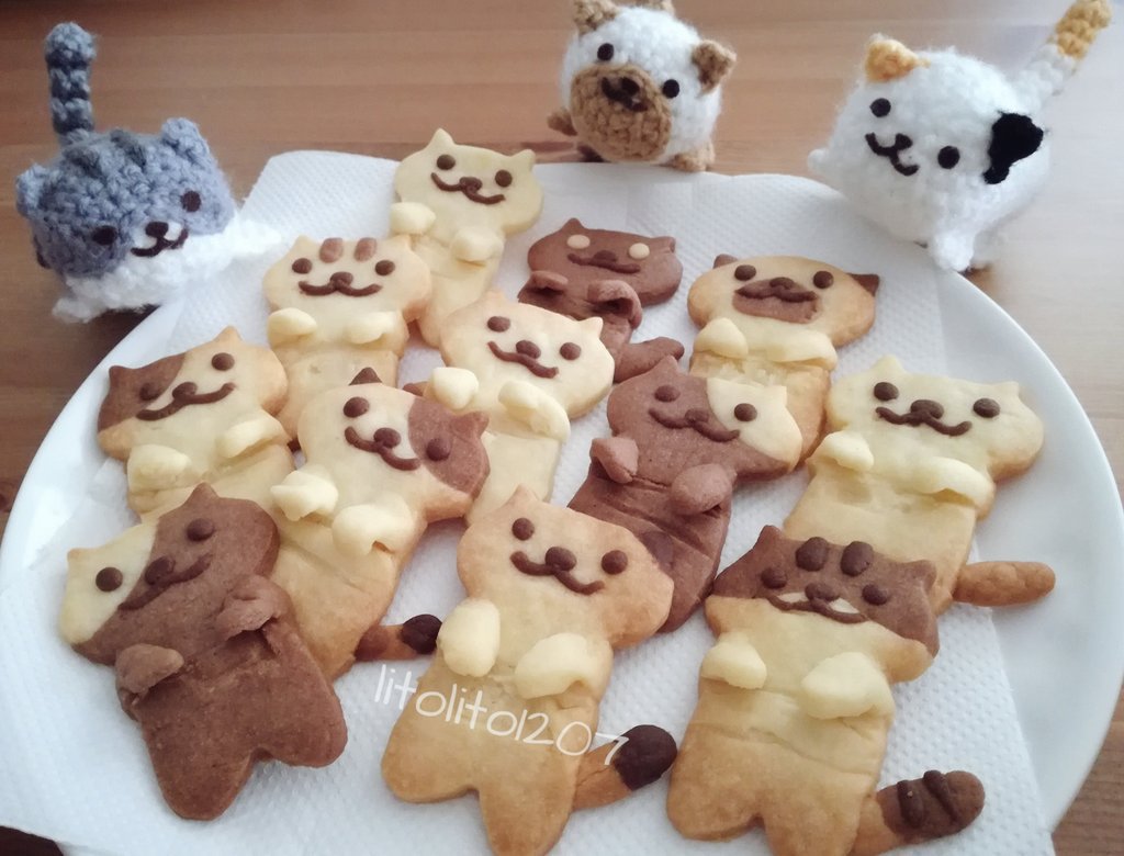 りと No Twitter ねこあつめ ふちクッキー W 猫の日 にゃんにゃんにゃんの日 ねこあつめ