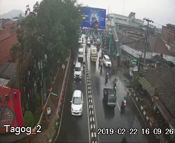 Jalan Wilayah Cimahi Terpantau hujan arulin lancar