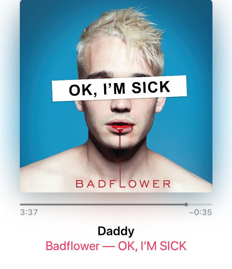 BlondieFallen's tweet photo. @Badflower Holly fuck I love / hate this song so so so much!!! https://t.co/punxMSwtnc