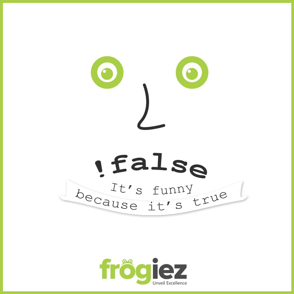frogiez's tweet image. A programmer kind of stuff again.
#Stuff #LOL #ProgrammerStuff #Humour #Frogiez