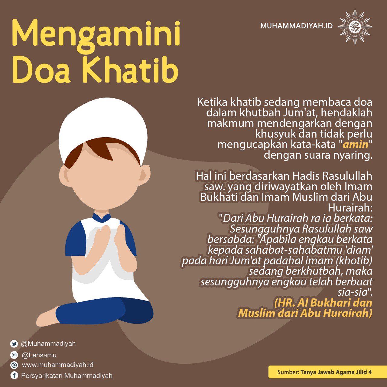 Muhammadiyah Twitter Ketika Khatib Sedang Membaca