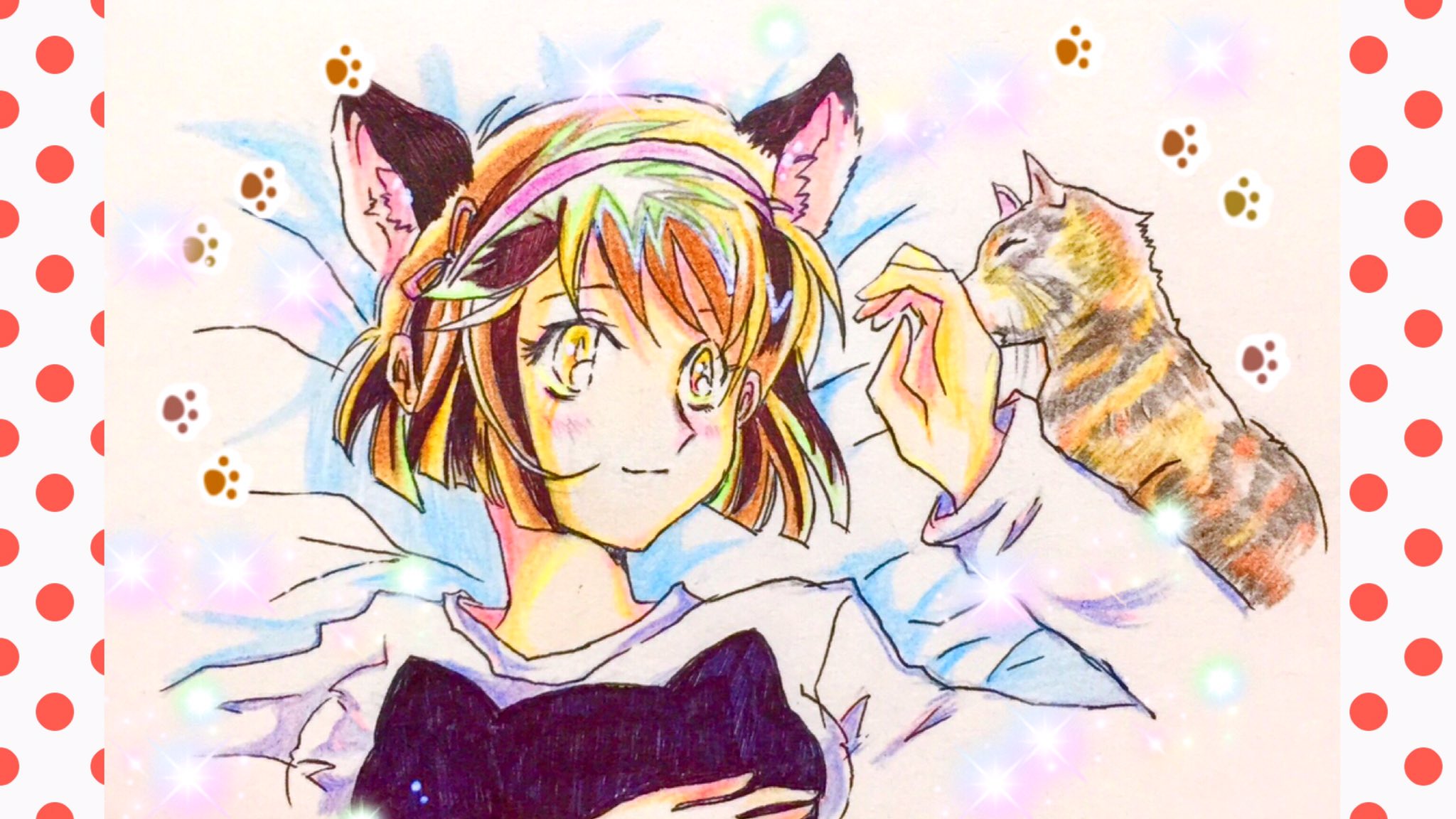 秋の天 ねこの日 2 22 美樹ちゃんを猫でいっぱいに ェ 原作もアニメもサイデビもcrybabyも 明るい美樹ちゃんが好きです 猫の日 デビルマン Devilman 牧村美樹 色鉛筆 Fanart T Co Osazt2iyvt Twitter