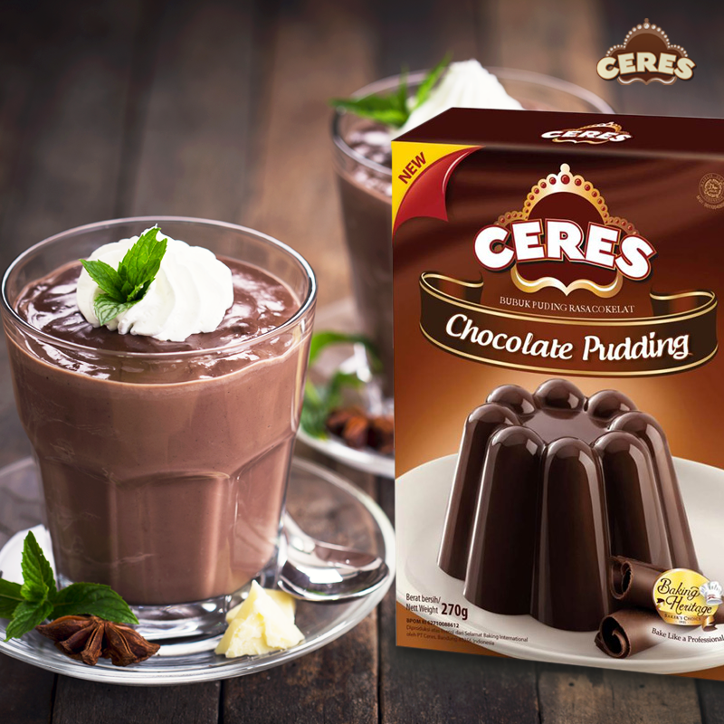 CeresID's tweet photo. Tau gak sih Moms kalo coklat adalah salah satu stress relief yang paling ampuh? Hmm, Pudding Ceres dengan 100% kebaikan coklatnya cocok  jadi cemilan weekend-mu bersama keluarga. https://t.co/gPsI2nnYcF