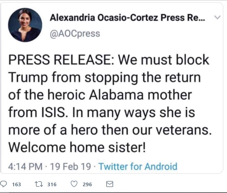 CSM Breault (@retiredcsm12) on Twitter photo When does this shit stop with <a href="/AOC/">Alexandria Ocasio-Cortez</a> ? She needs to be removed and prosecuted. I never in my life thought I'd ever see this in a Congresswoman. When does this shit stop with <a href="/AOC/">Alexandria Ocasio-Cortez</a> ? She needs to be removed and prosecuted. I never in my life thought I'd ever see this in a Congresswoman.