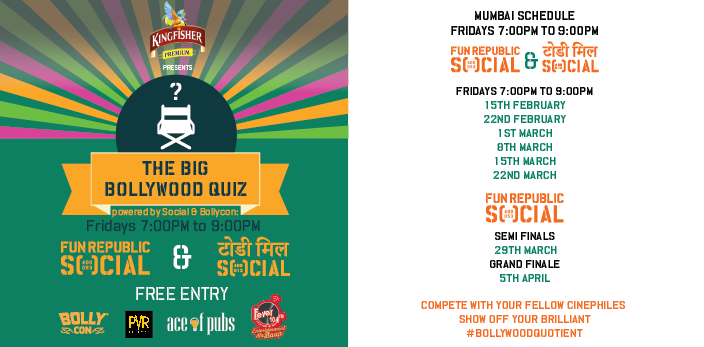 altbollywoodpg3's tweet photo. PVR, BollyCon &amp; Social bring you #TheBigBollywoodQuiz @anuragkashyap72 #BollyConContest
For Questions &amp; Rules go to: https://t.co/yOl367XWVd
Share your answers &amp; tags in a Quote Tweet of this post.
@_PVRCinemas
@SocialOffline https://t.co/ucAfJLd0lr