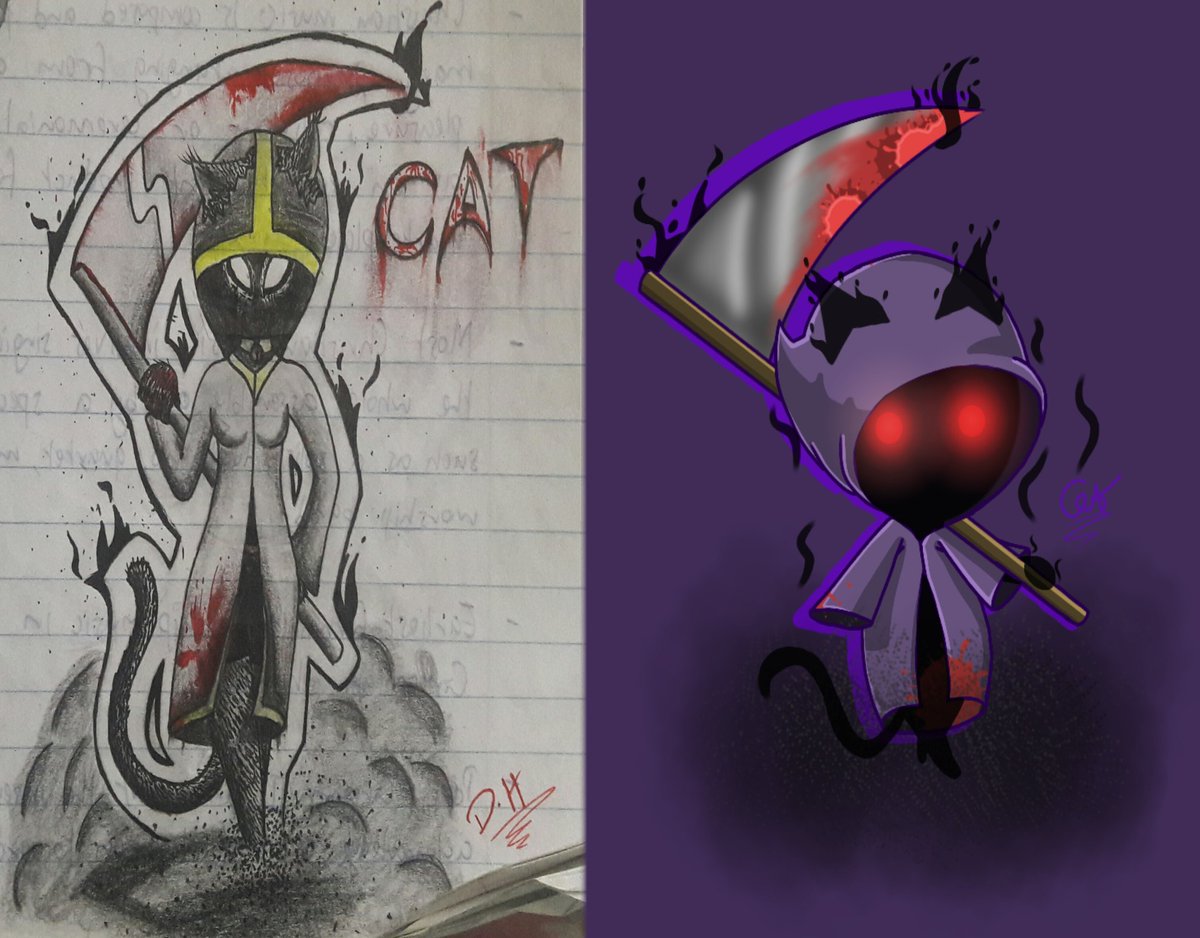 TiDeb18's tweet photo. Redrew two of my old drawings! X3 made a comparison and I gotta say, that's a huuuge difference!! https://t.co/K3S3YyLQsE