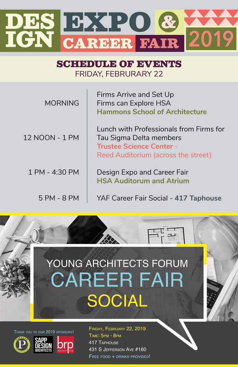 ChloeG_3's tweet photo. Schedule of Events for tomorrow’s Design Expo brought to you by Tau Sigma Delta! @DruryHSA https://t.co/WAyle3m8Cw