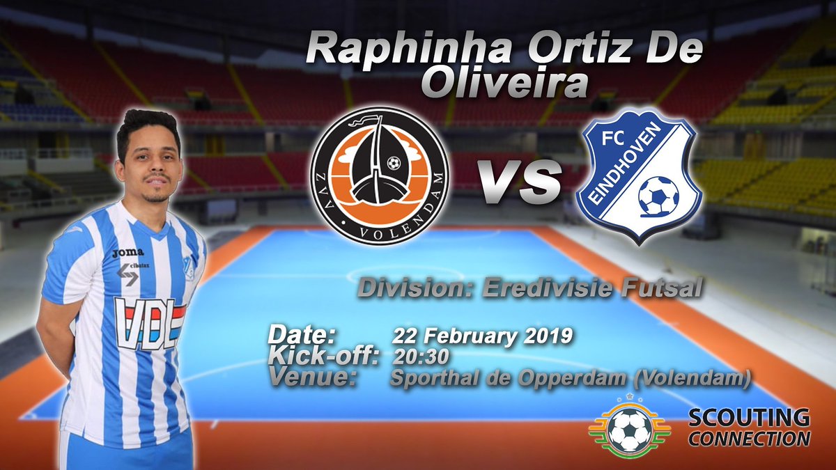 ScoutingConnect's tweet photo. We wish our player Raphinha Ortiz de Oliveira and his club FC Eindhoven good luck in today's match against ZVV Volendam. #scoutingconnection #futsal #eredivisiefutsal #leagueleaders #matchday #pivot @FCEFutsal https://t.co/CQf350L42j