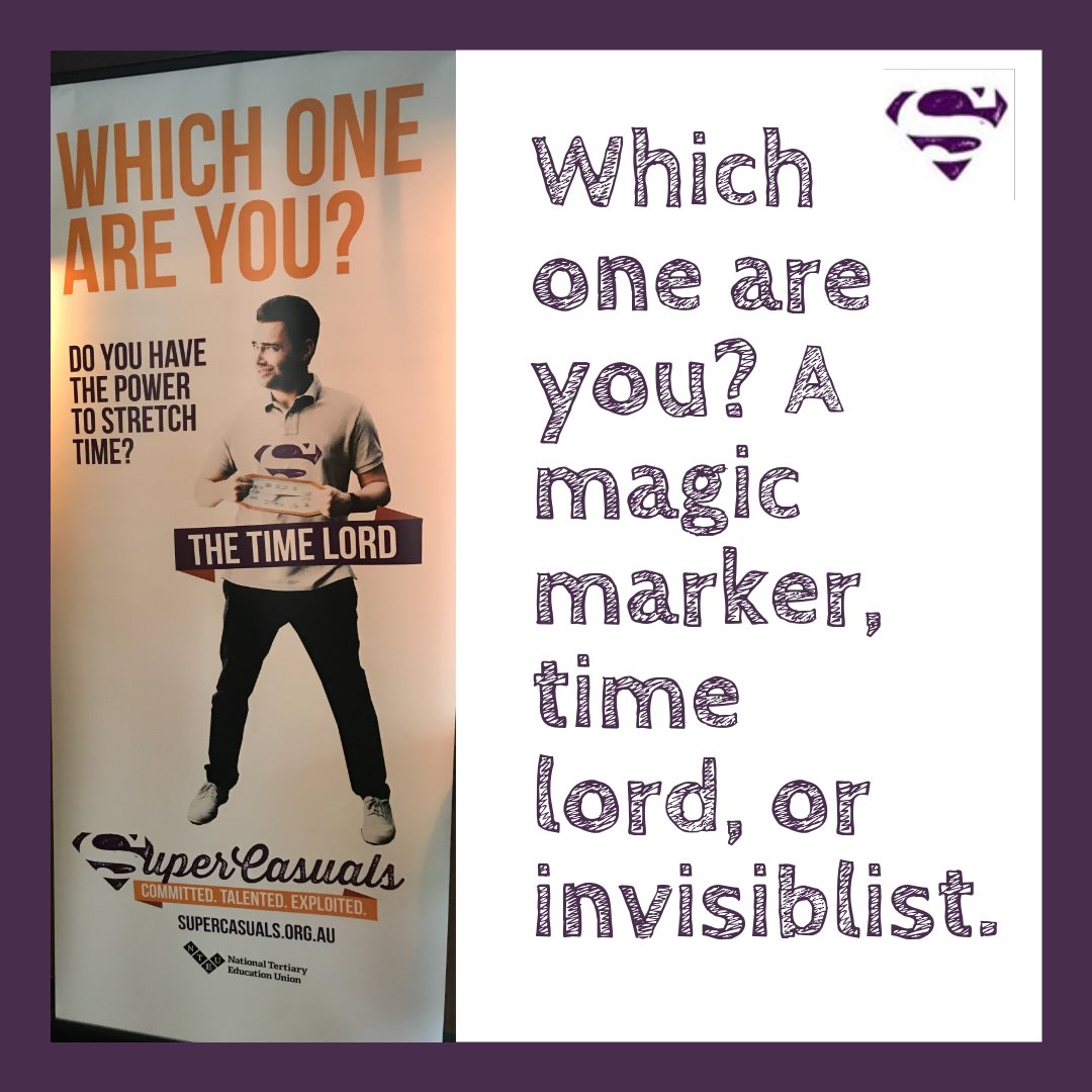 thesupercasuals's tweet photo. Which one are you? What Superpowers do you hold?
 
#casualacademic #casualacademics #casuallecturer #casualtutor #secureworknow #PhD #phd #phdchat #phdlife #postdoc #lecturer #academics #academia #research #doctorate #doctoratedegree #highereducation #postdoc #thesis #fellowship https://t.co/sE8F7XvmC2