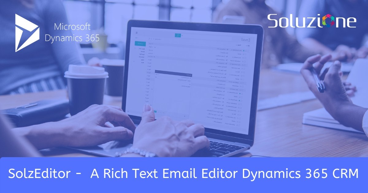 soluzioneit's tweet image. Creating an HTML email template can be a pain in Dynamics 365 by SolzHTML email editor you can select any CRM entity and add CRM attributes to the template natively.
Get free trial - bit.ly/SolzEditor

#MSDyn365 #crm_addons