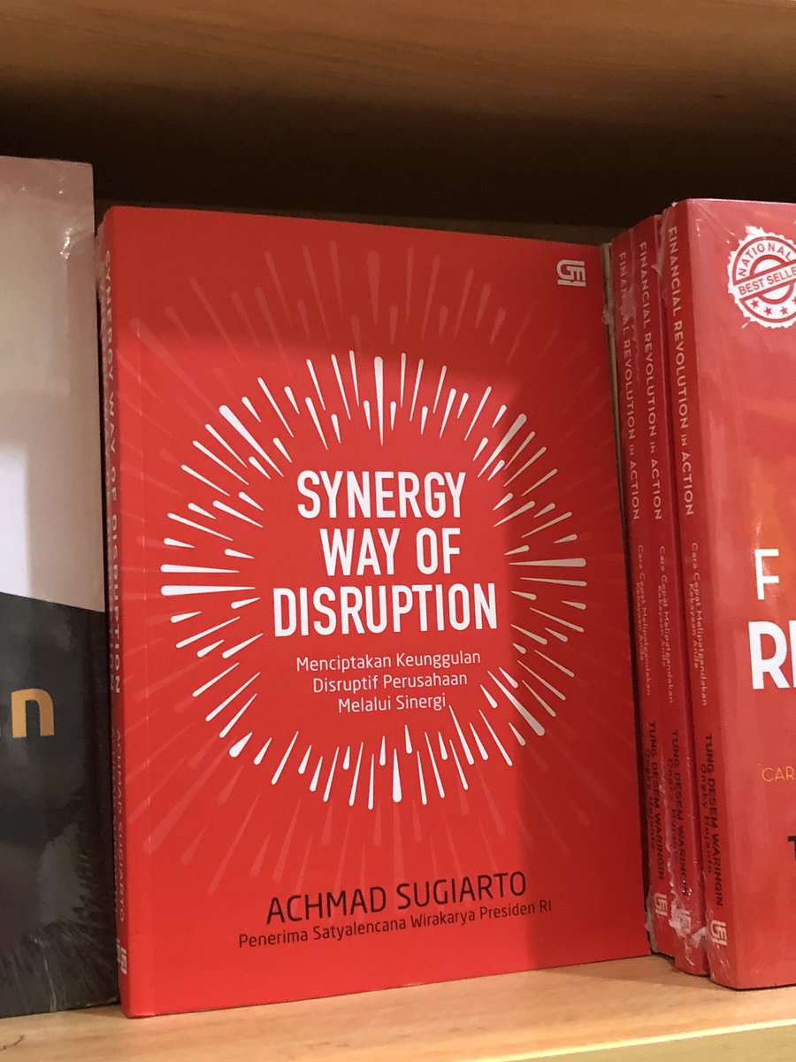 #JumatBerkah 
Siapa yang dapat maksimalkan Synergy Way Of Disruption, dialah pemenangnya 😊
