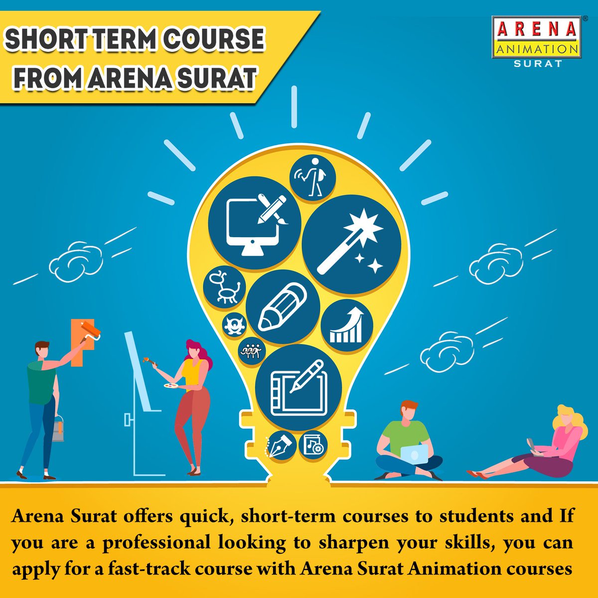arena_adajan's tweet image. Short Term Course from Arena Surat !!!
bit.ly/2pM0Wex
#shorttermcourses #shortterm #fasttrackcourse #Arenacitylight #ArenaPal