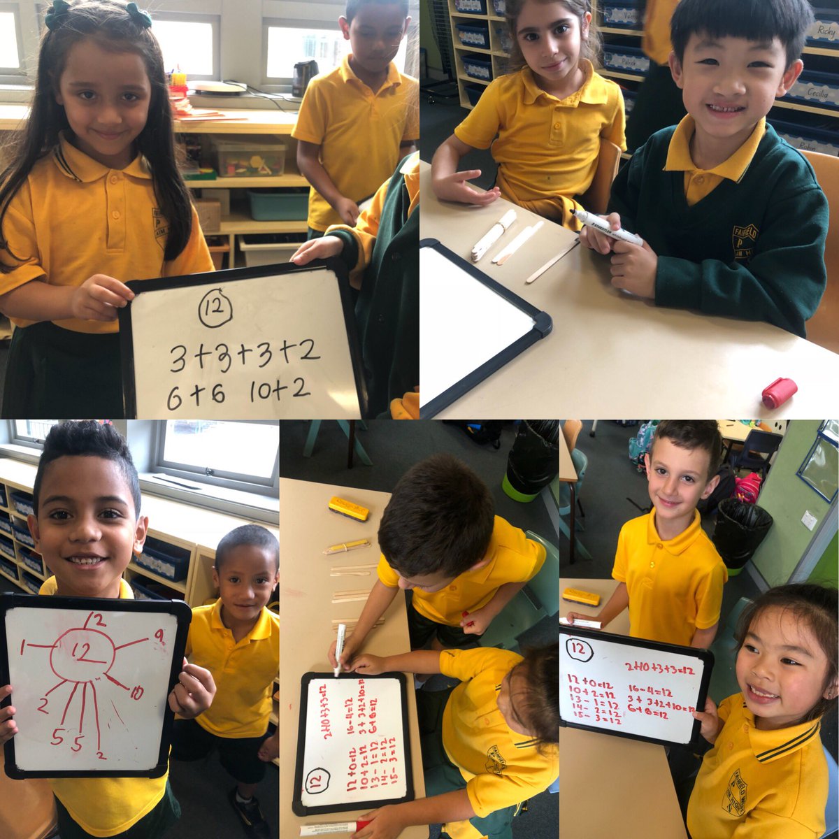 Thank you Miss Biddlecombe for letting me observe a fantastic mathematics lesson. Look at all the different ways these year 1 students can make the number 12. <a href="/FairWestPS/">Fairfield West PS</a> <a href="/Genelle029/">Genelle Petruszenko</a>